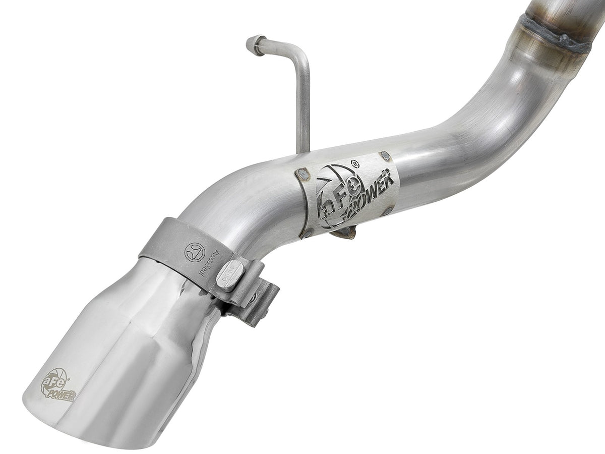 Mach Force-Xp 2-1/2 Inch 409 Stainless Steel Cat-Back Hi-Tuck Exhaust System Polished Tip Jeep Wrangler (Jl) 18-26 V6-3.6L