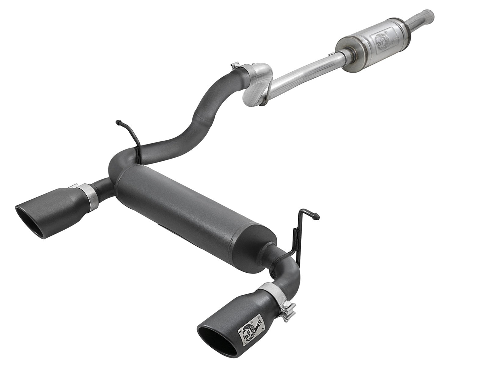 Rebel Series 2-1/2 Inch 409 Stainless Steel Cat-Back Exhaust Jeep Wrangler (Jl) 18-26 V6-3.6L