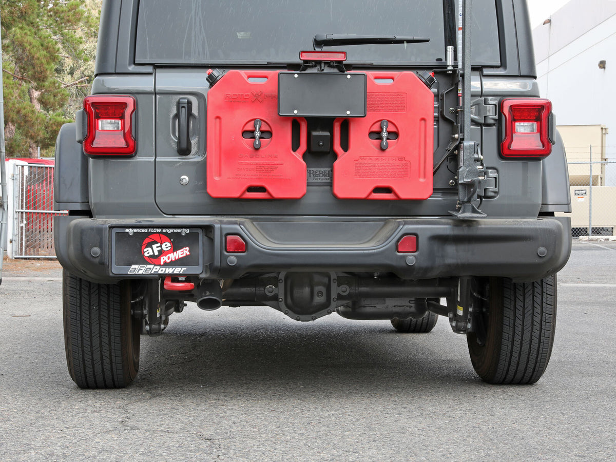 Mach Force-Xp 409 SS Axle-Back Hi-Tuck Exhaust System w/Black Tip Jeep Wrangler (Jl) 18-26 L4-2.0L Turbo/V6-3.6L