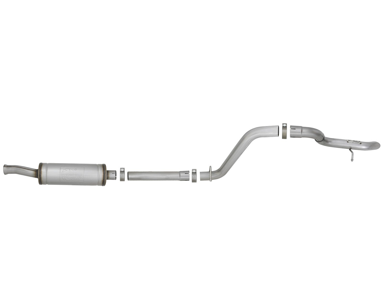 Mach Force-Xp 2-1/2 Inch 409 Stainless Steel Axle-Back Hi-Tuck Exhaust Jeep Wrangler (Jl) 18-26 V6-3.6L
