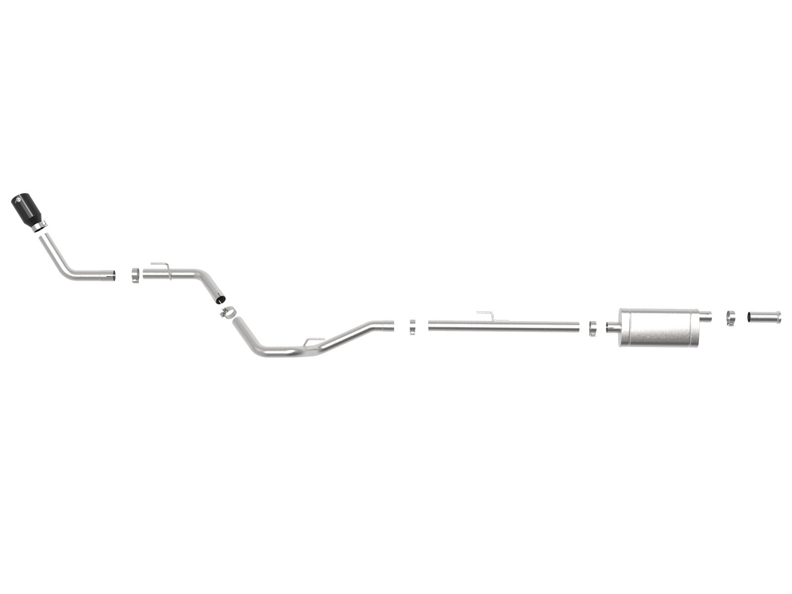 Apollo GT Series 2-1/2 Inch Stainless Steel Cat-Back Exhaust System Jeep Gladiator (Jt) 20-26 V6-3.6L
