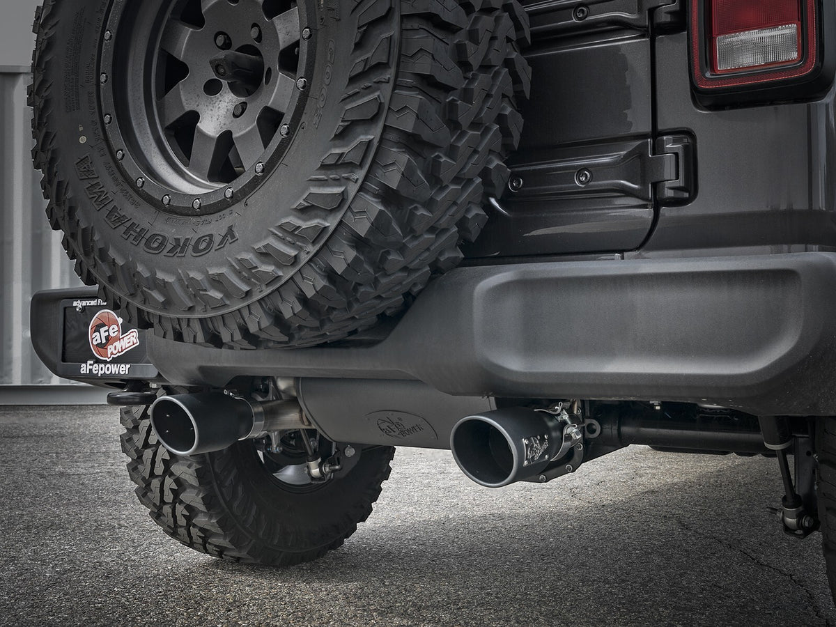 Rebel Series 3 Inch to 2-1/2 Inch 409 Stainless Steel Cat-Back Exhaust Jeep Wrangler (Jl) 18-26 L4-2.0L Turbo