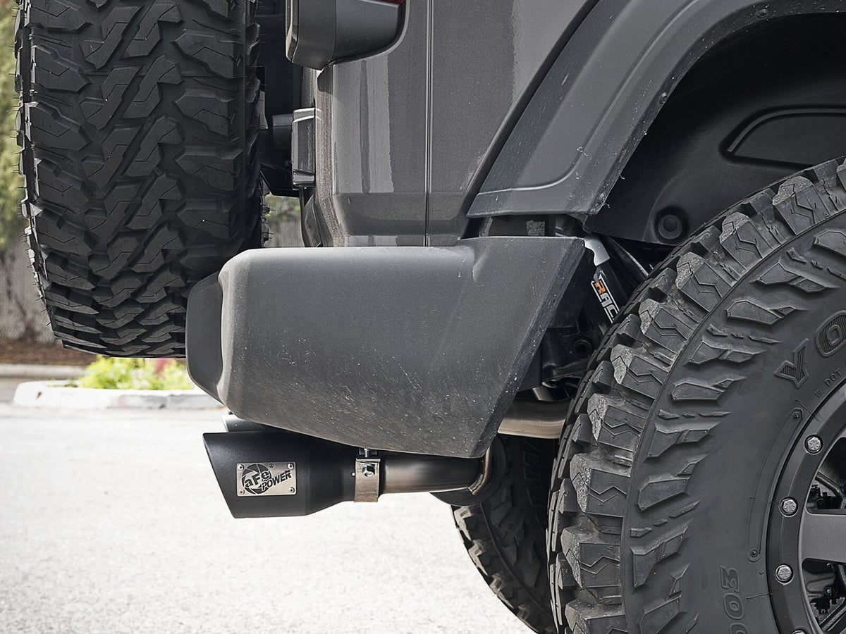 Rebel Series 3 Inch to 2-1/2 Inch 409 Stainless Steel Cat-Back Exhaust Jeep Wrangler (Jl) 18-26 L4-2.0L Turbo