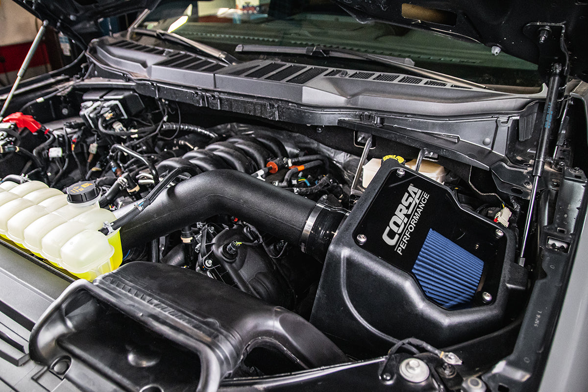 MaxFlow 5 Closed Box Air Intake 2021-2022 Ford F-150 5.0L V8 Corsa Performance