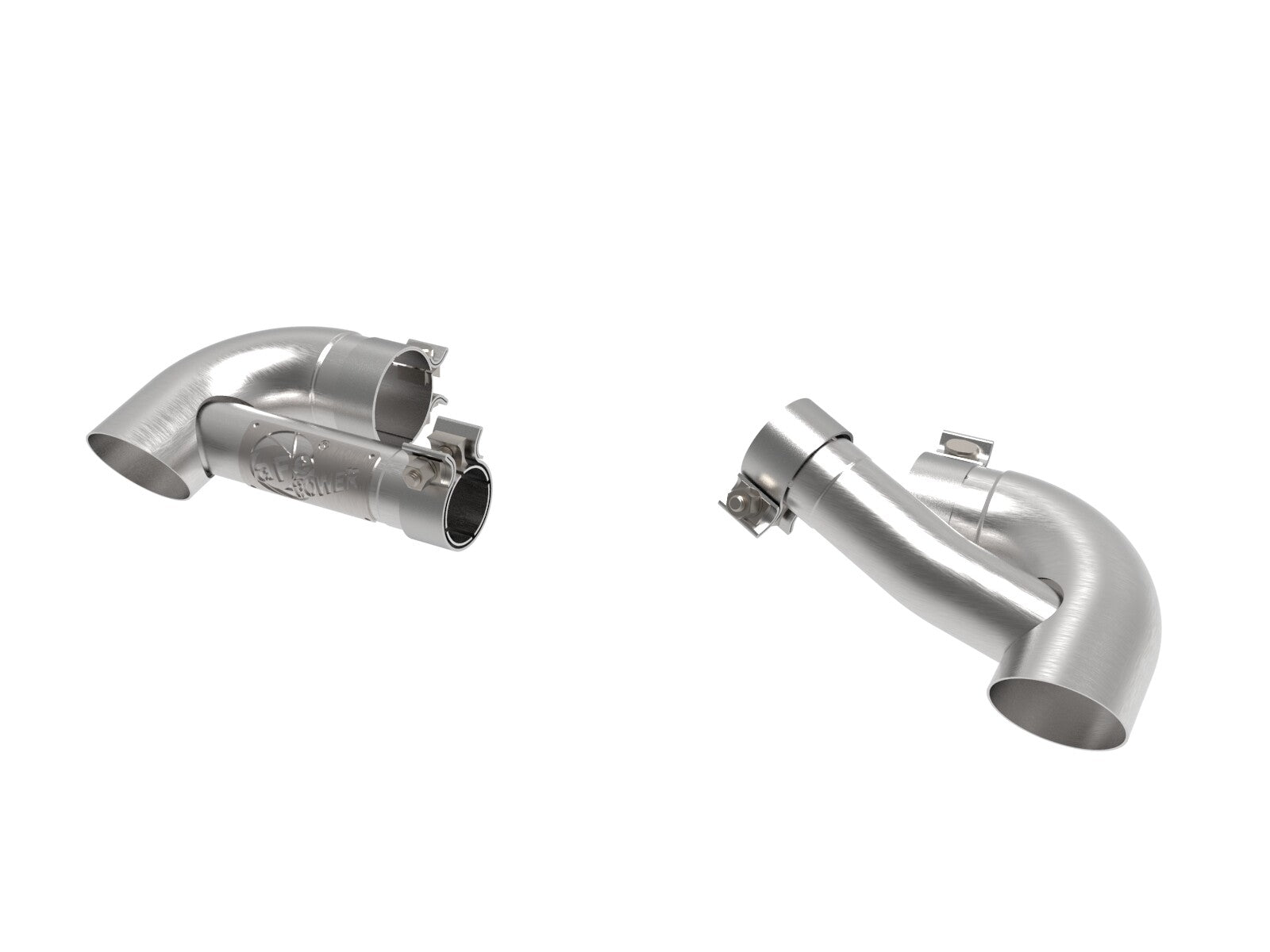 Mach Force-Xp 304 Stainless Steel OE Replacement Exhaust Tips Brushed Jeep Wrangler 392 21-26 V8-6.4L