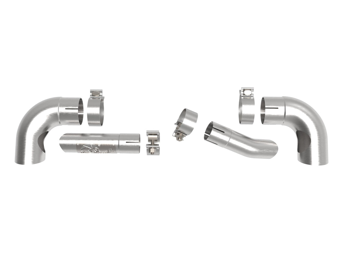 Mach Force-Xp 304 Stainless Steel OE Replacement Exhaust Tips Brushed Jeep Wrangler 392 21-26 V8-6.4L