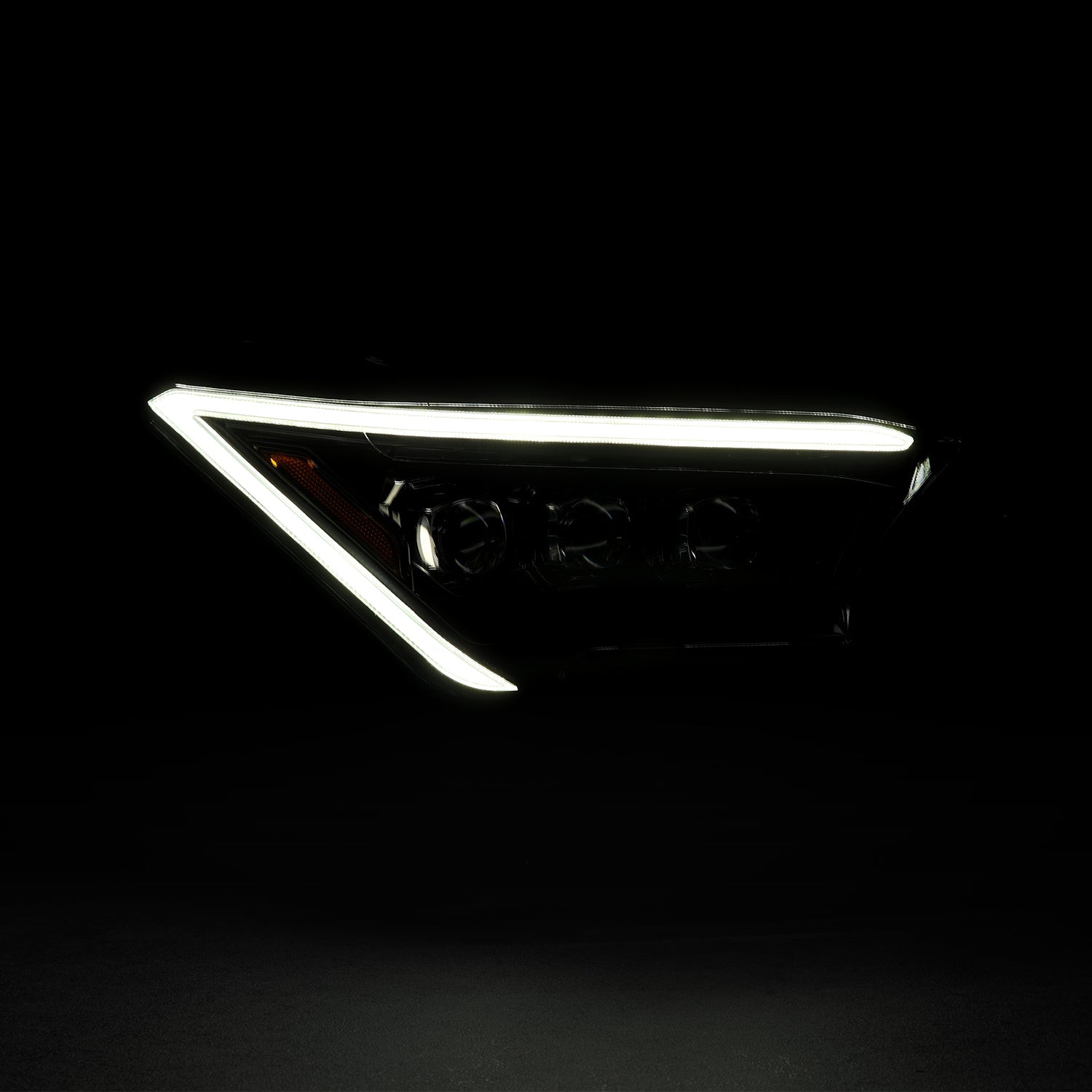 24-24 Toyota Tacoma NOVA-Series LED Projector Headlights Alpha-Black - Apollo Off-Road
