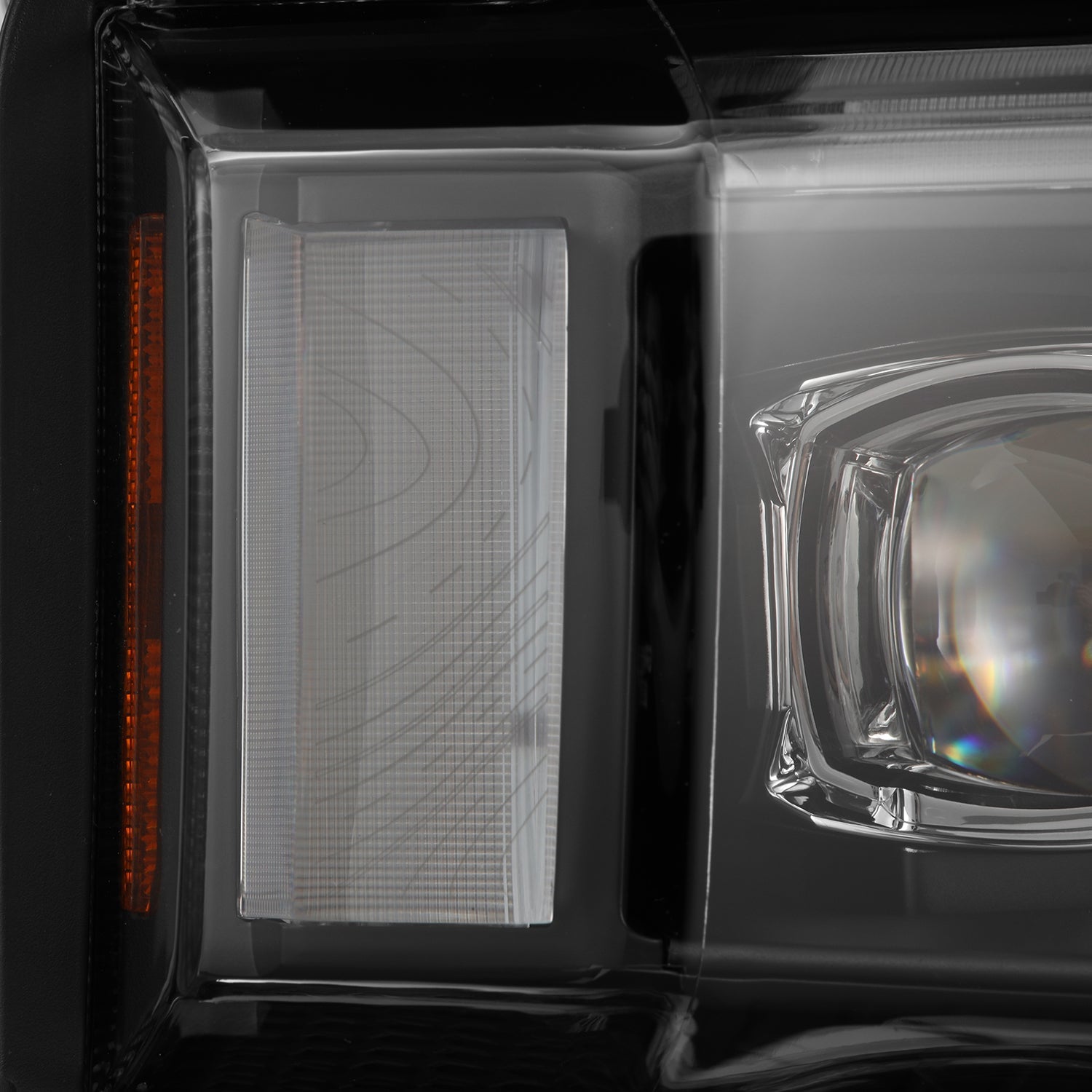 24-26 Toyota Land Cruiser NOVA-Series LED Projector Headlights Black - Apollo Off-Road