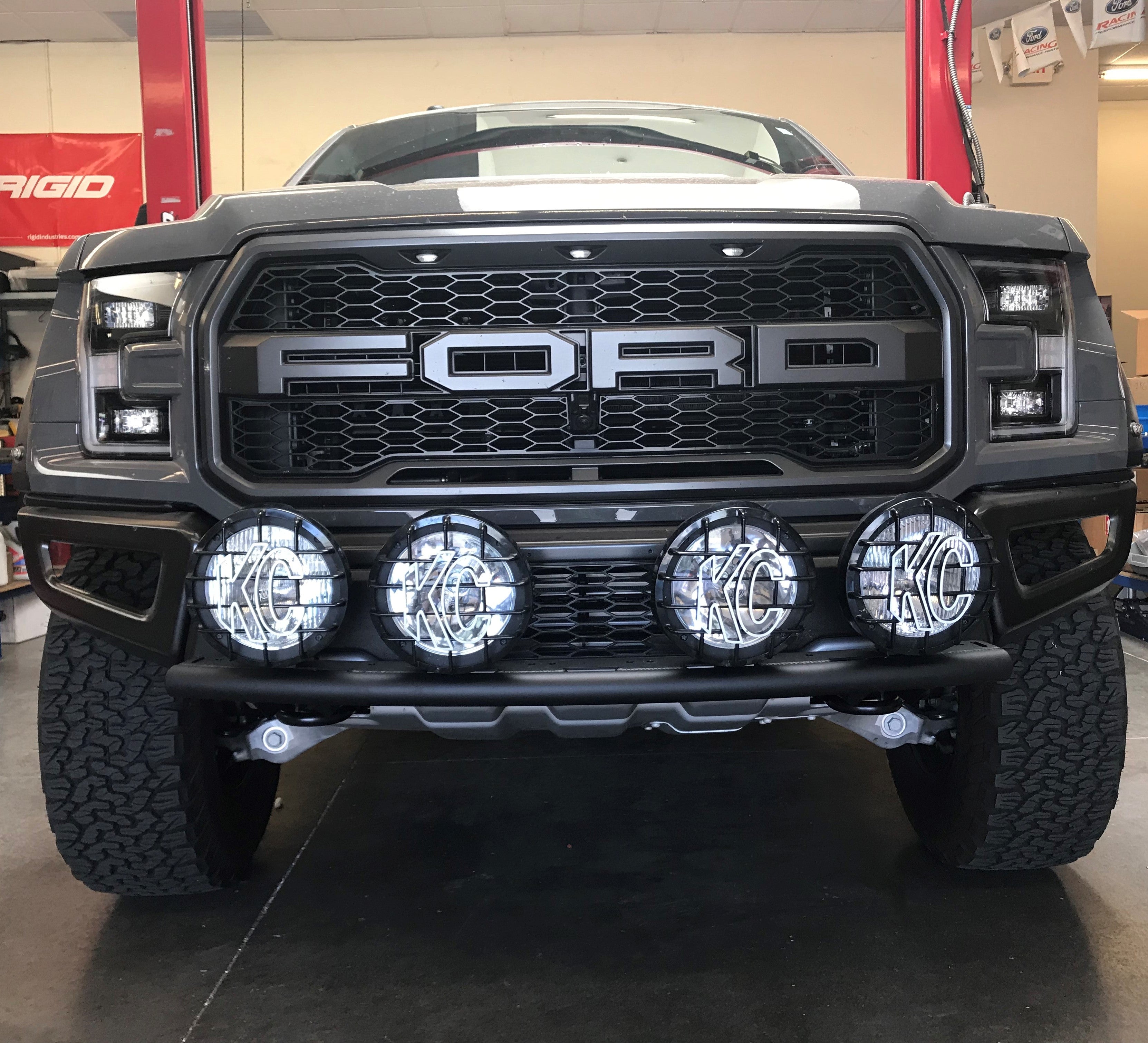 Foutz Motorsports Single Tube Light Mount - stock bumper 2015-2026 Ford F-150 2017-2026 Ford F-150 Raptor 2023-2026 Ford F-150 Raptor R