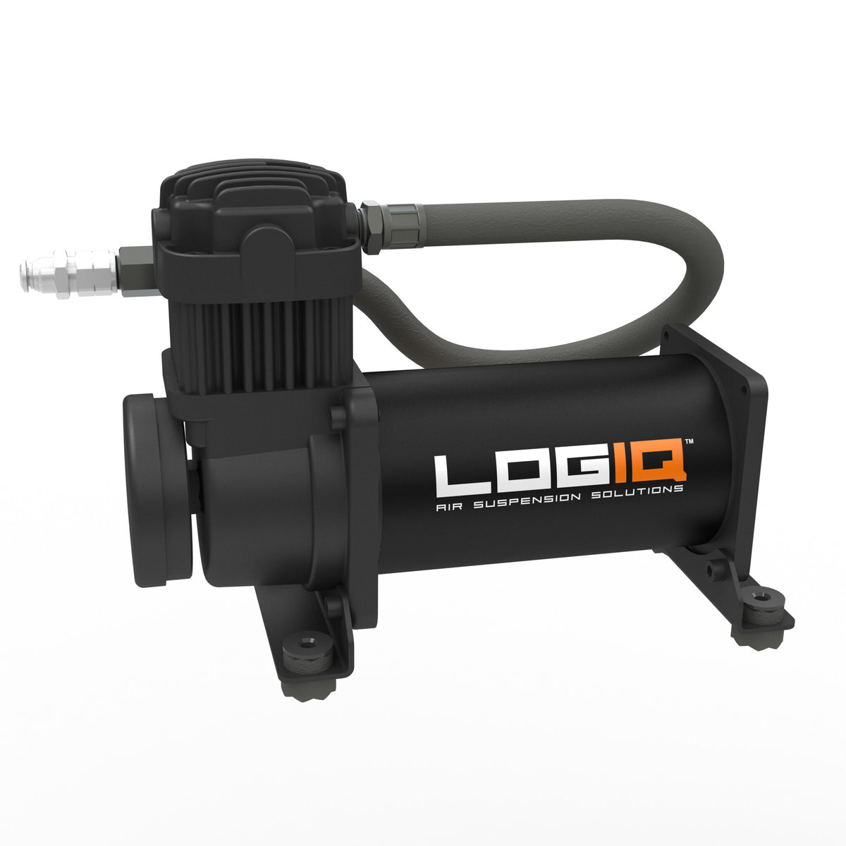 HD Auxiliary Compressor Kit (Compressor, Auxiliary Harness and Relay, Compressor Mounting Bracket, Frame Mounting Brackets, and Hardware) LogiQ Suspension