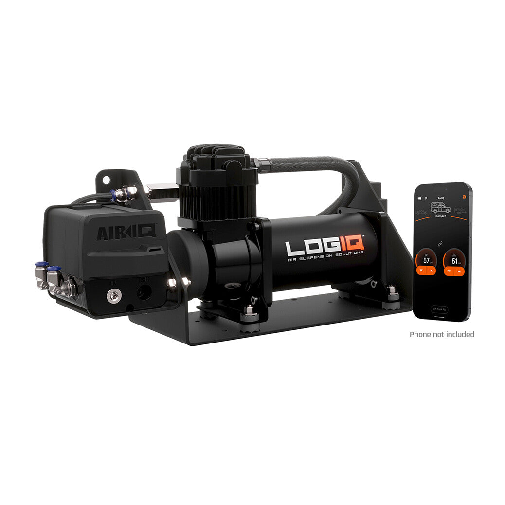 AirIQ Air Management Package. Pre-assembled, 2-Channel, HD compressor LogiQ Suspension