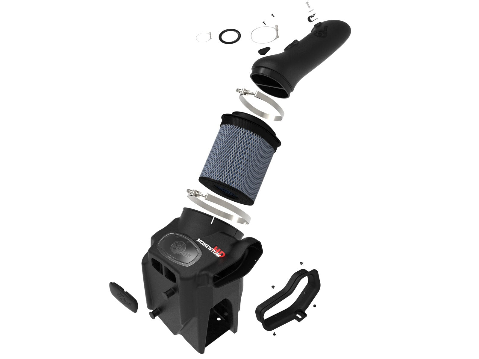 Momentum HD Cold Air Intake System w/ Pro 10R Filter Ford Diesel Trucks 20-26 V8-6.7L Turbo Diesel