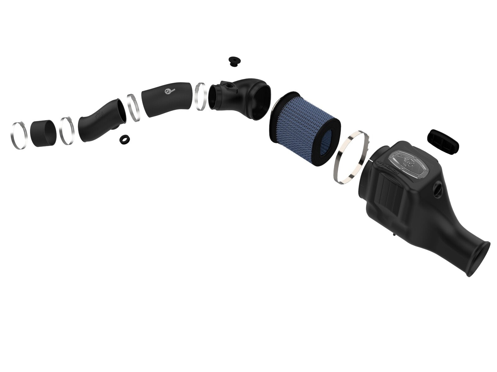 Momentum HD Cold Air Intake System w/ Pro 10R Filter Ford Diesel Trucks 03-07 V8-6.0L Turbo Diesel