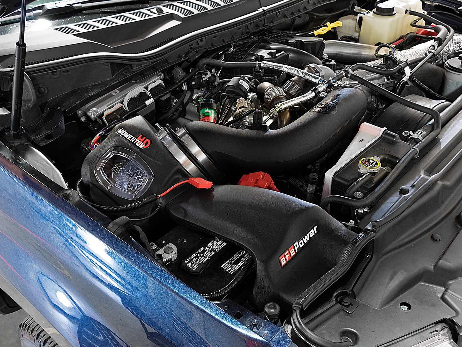 Momentum HD Cold Air Intake System w/ Pro 10R Filter Ford Diesel Trucks 17-19 V8-6.7L Turbo Diesel