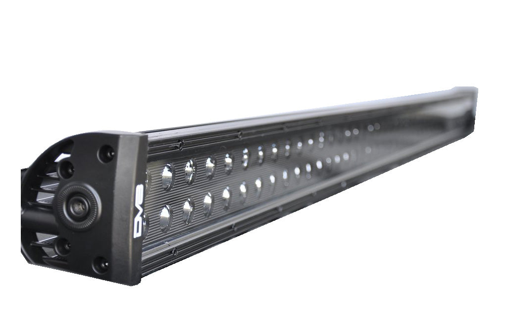 50 in. Dual Row LED Light Bar; Black Face - Apollo Off-Road