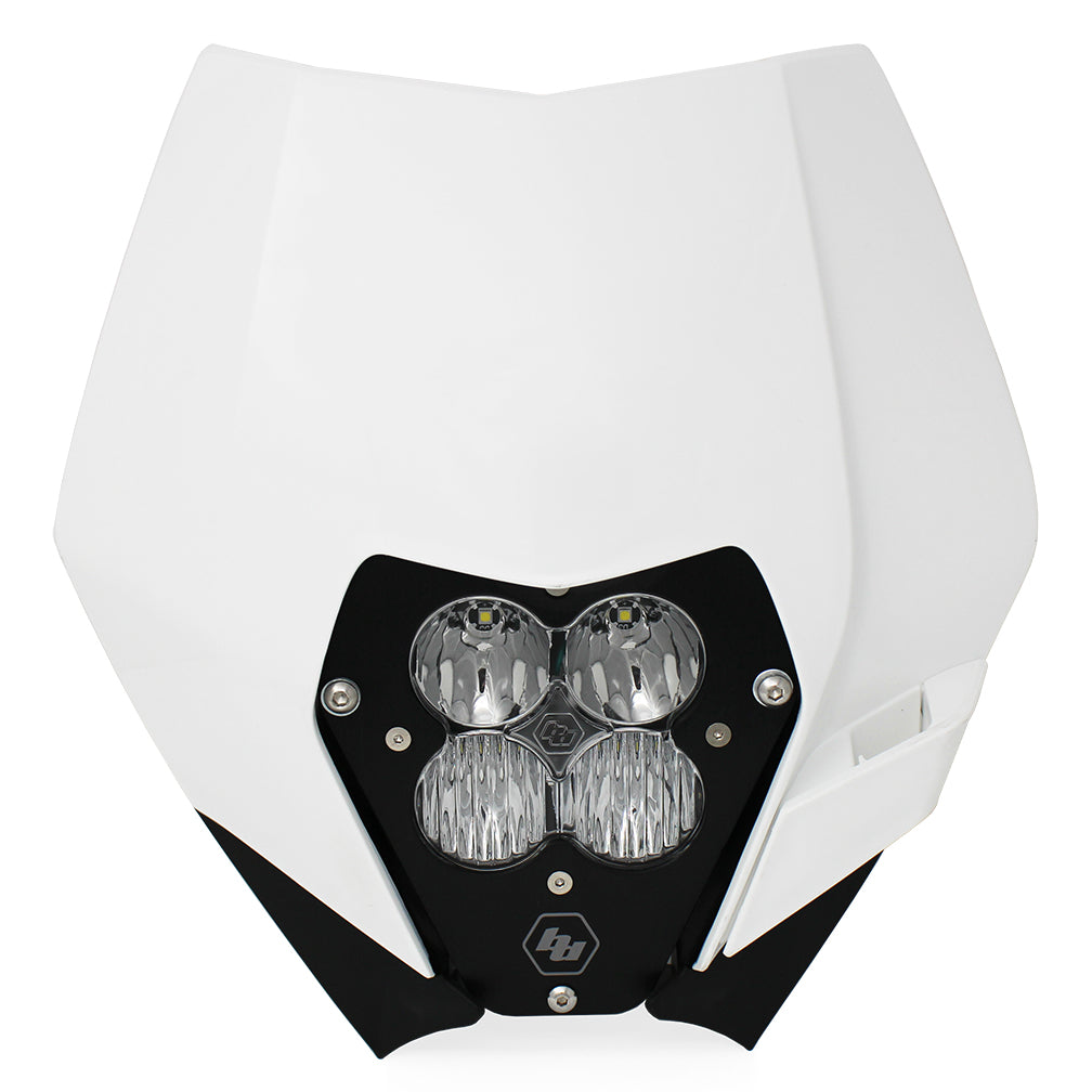 KTM Headlight Kit DC 08-13 W/Headlight Shell White XL Pro Series