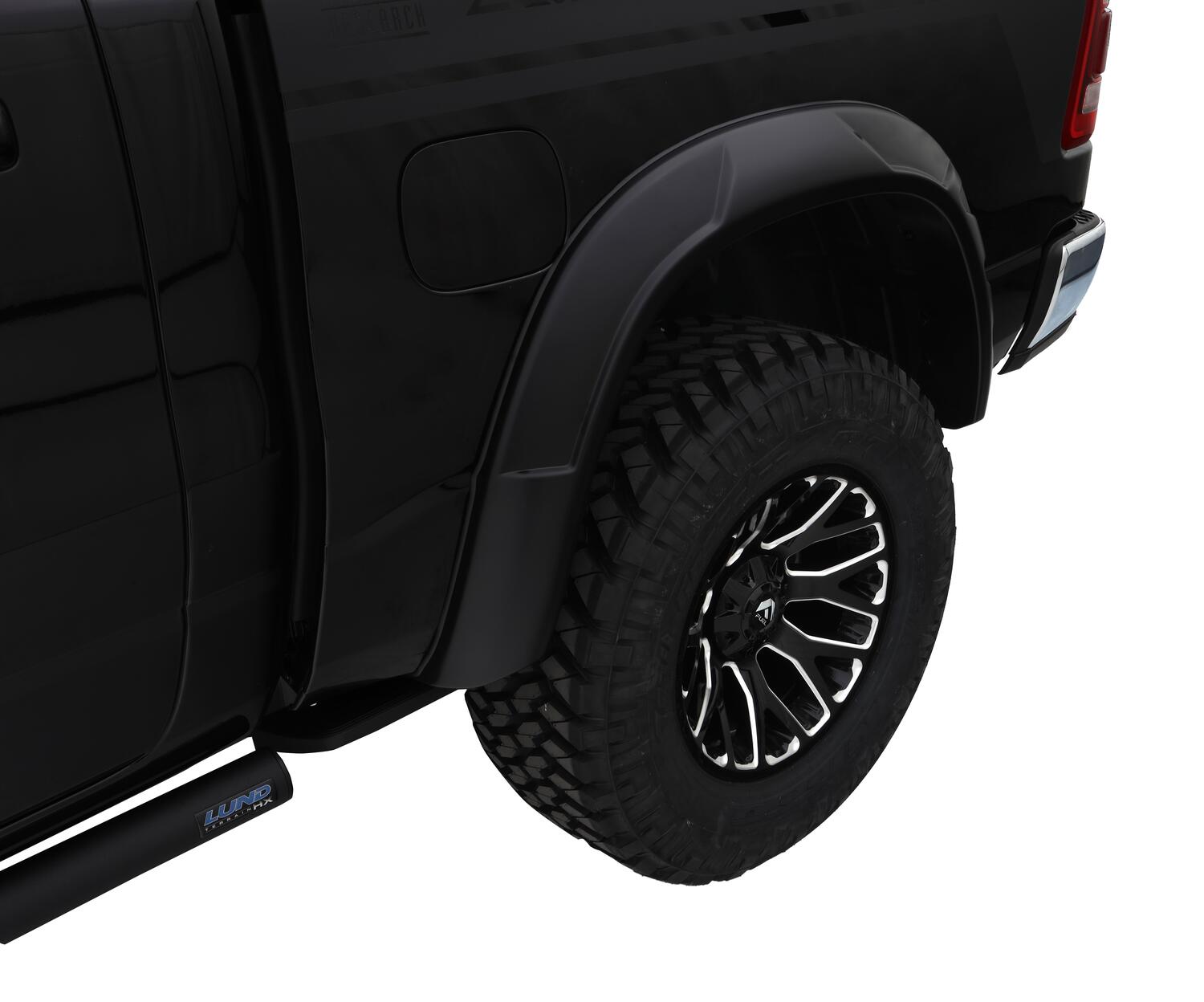 Drt Style Fender Flares Front And Rear For 2019-2022 Ram 1500 Will Not Fit Rebel And Trx Models Bushwacker