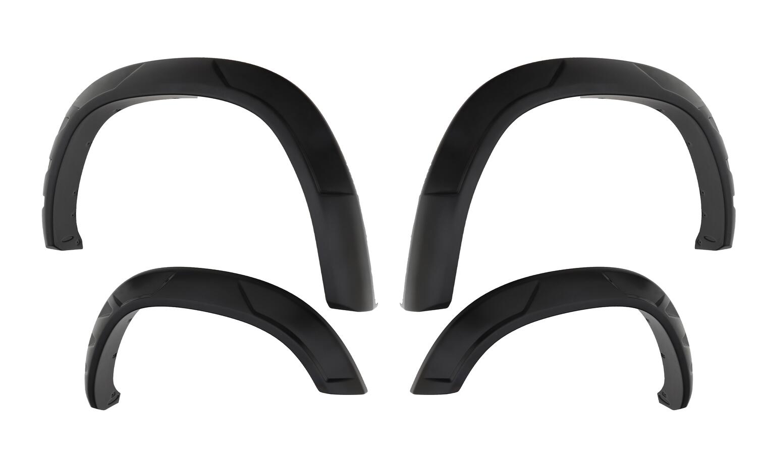 Drt Style Fender Flares Front And Rear For 19-26 Ram 2500/3500 Bushwacker