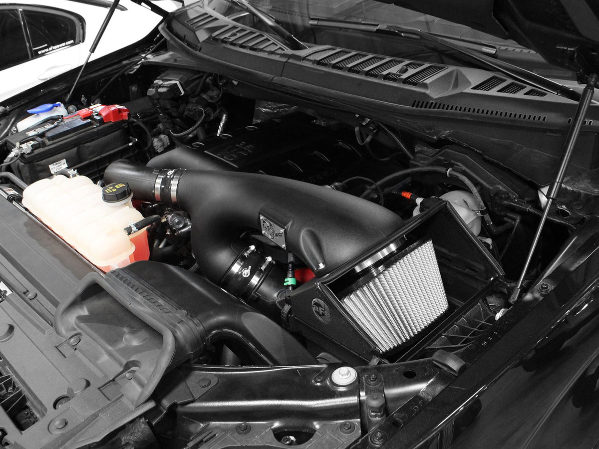 Rapid Induction Cold Air Intake System w/ Pro Dry S Filter Ford F-150 15-26 V6-2.7L Twin Turbo/15-16 V6-3.5L Twin Turbo