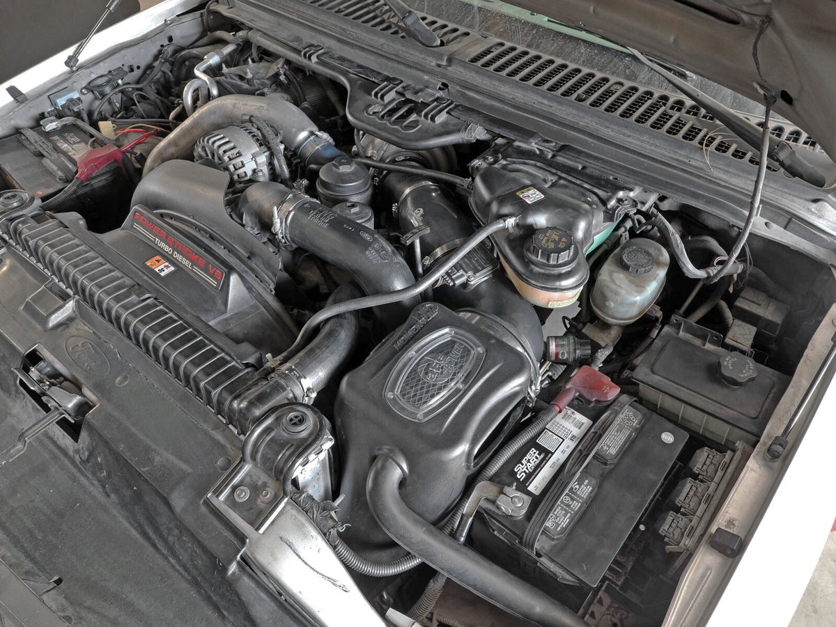 Momentum HD Cold Air Intake System w/ Pro Dry S Filter Ford Diesel Trucks 03-07 V8-6.0L Turbo Diesel