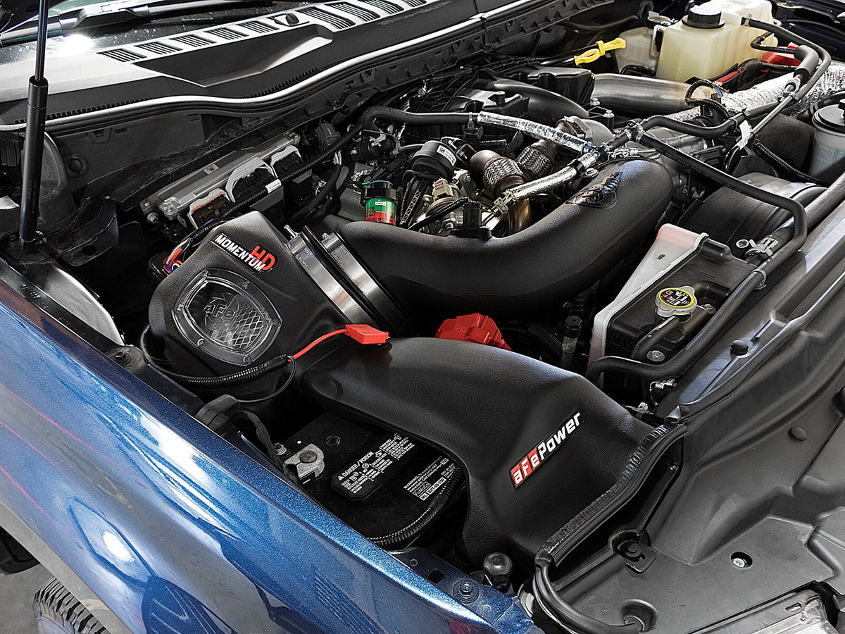 Momentum HD Cold Air Intake System w/ Pro Dry S Filter Ford Diesel Trucks 17-19 V8-6.7L Turbo Diesel