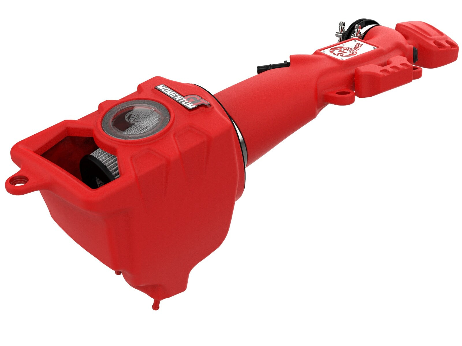 Momentum GT Cold Air Intake System Red w/ Pro Dry S Filter Jeep Wrangler (Jl)/Gladiator (Jt) 18-26 V6-3.6L