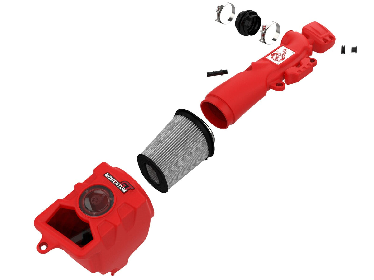 Momentum GT Cold Air Intake System Red w/ Pro Dry S Filter Jeep Wrangler (Jl)/Gladiator (Jt) 18-26 V6-3.6L