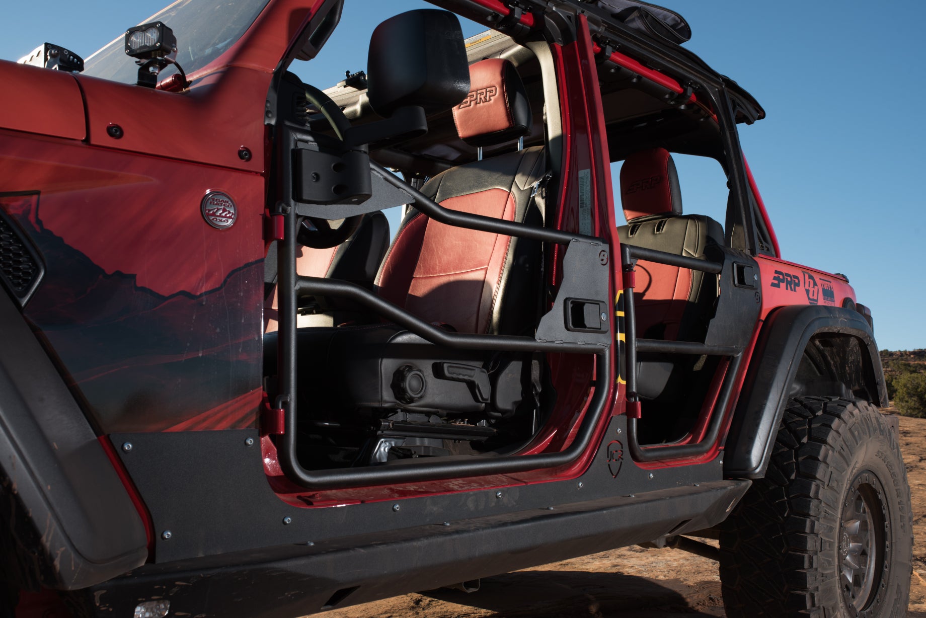 Element Doors Jeep '20-26 Gladiator '18-26 Wrangler JL Front Matte Black Bestop
