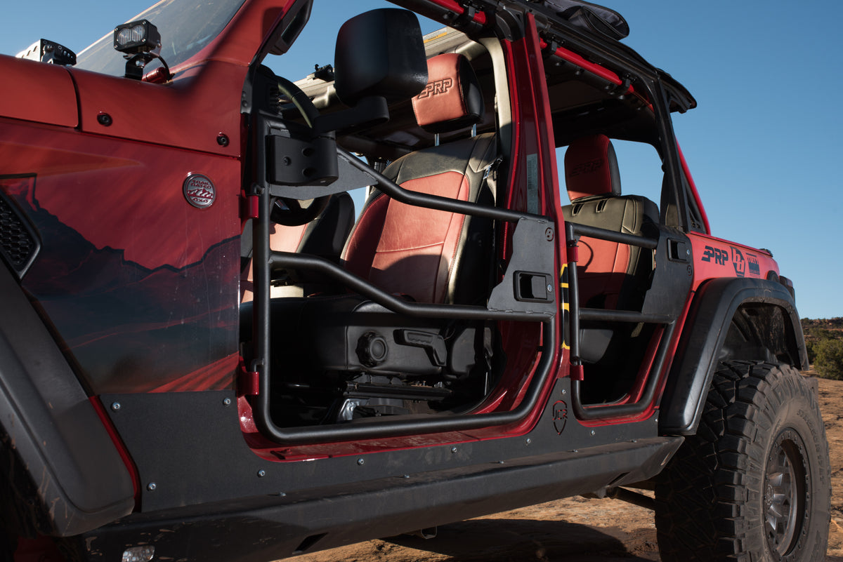 Element Doors Jeep '20-26 Gladiator '18-26 Wrangler JL Front Matte Black Bestop