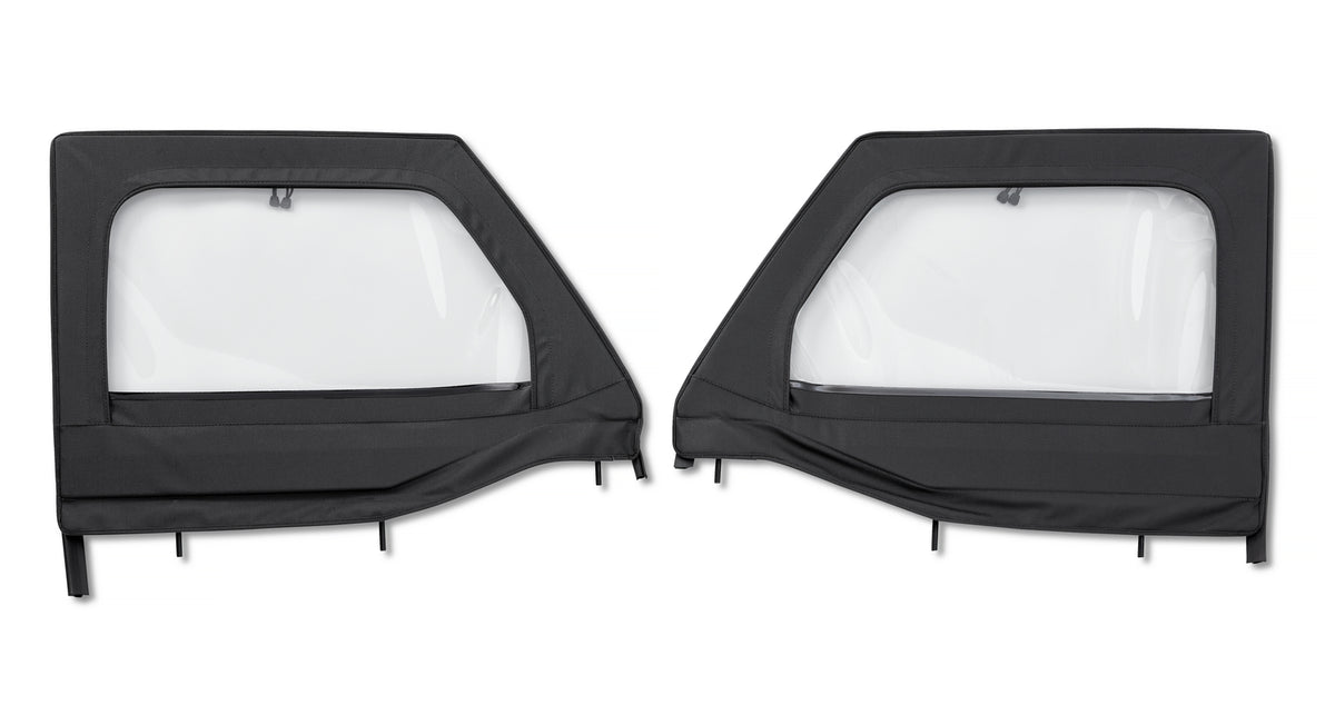Element Upper Doors Jeep '20-26 Gladiator '18-26 Wrangler JL Front Black Diamond Bestop