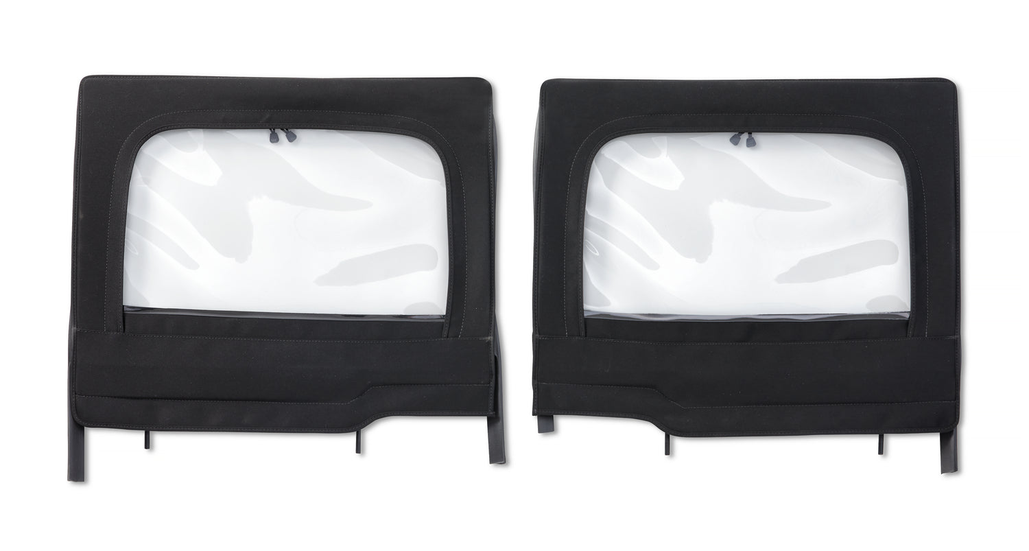 Element Upper Doors Jeep '20-26 Gladiator '18-26 Wrangler JL 4-Door Rear Black Twill Bestop