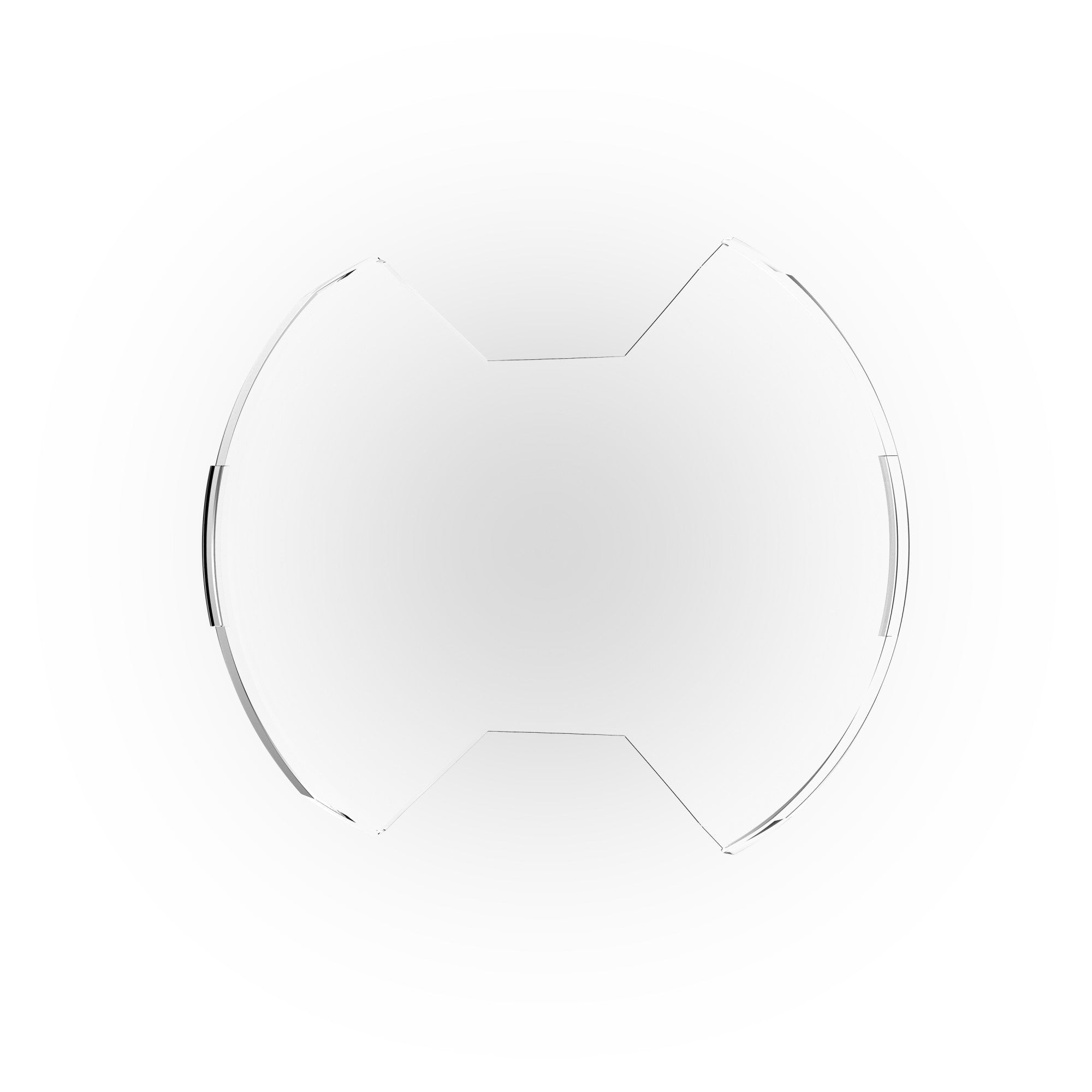 SlimLite 8 Inch LED Light Shield Clear KC HiLiTES