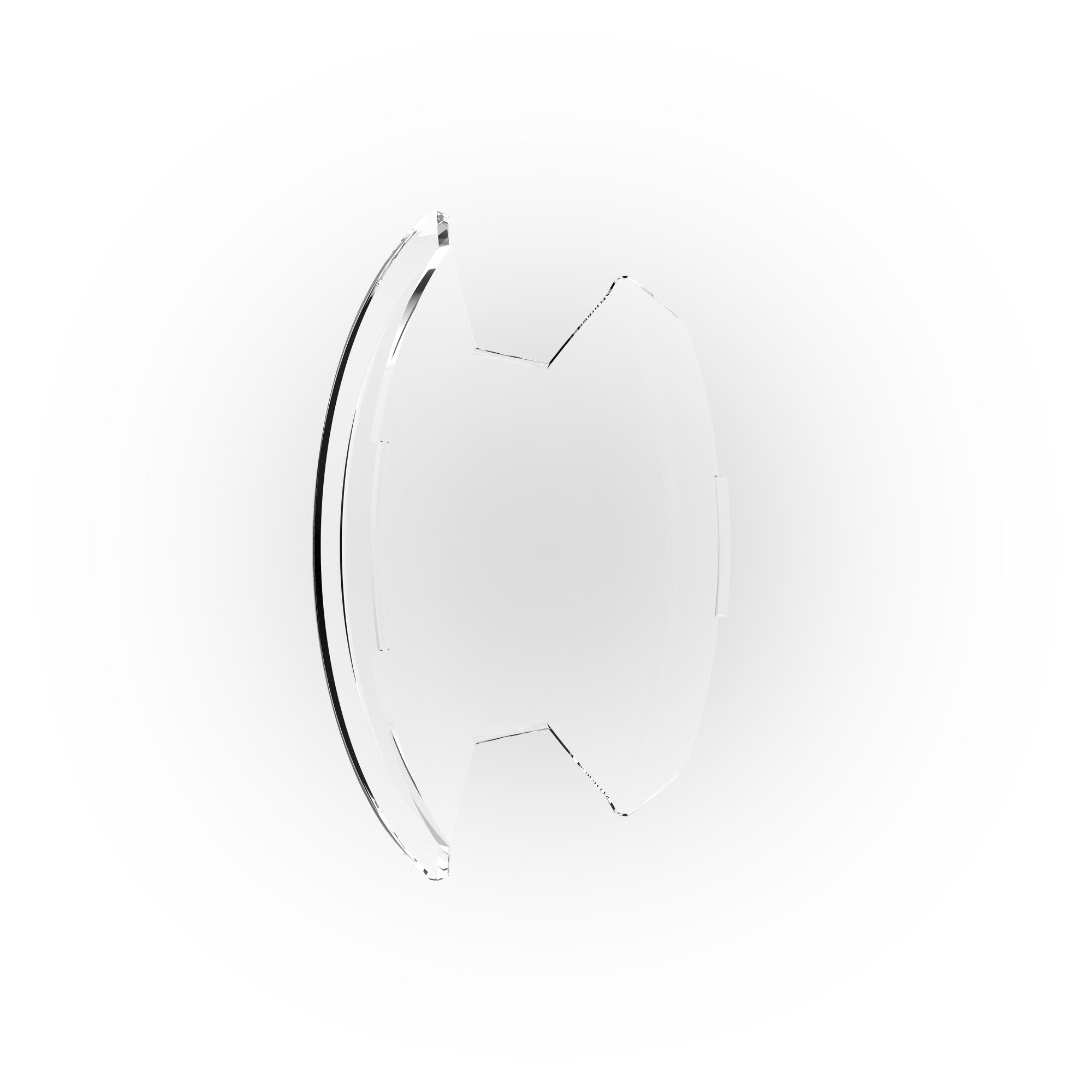 SlimLite 8 Inch LED Light Shield Clear KC HiLiTES