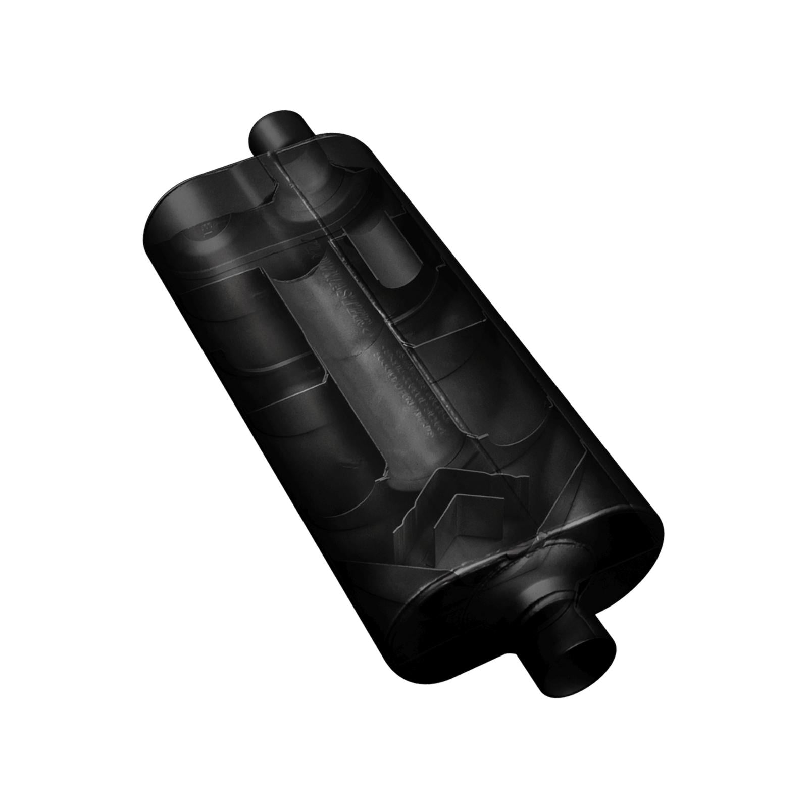70 Series Chambered Muffler 70 Series 2.50 Center In 2.50 Offset Out Mild Sound Flowmaster