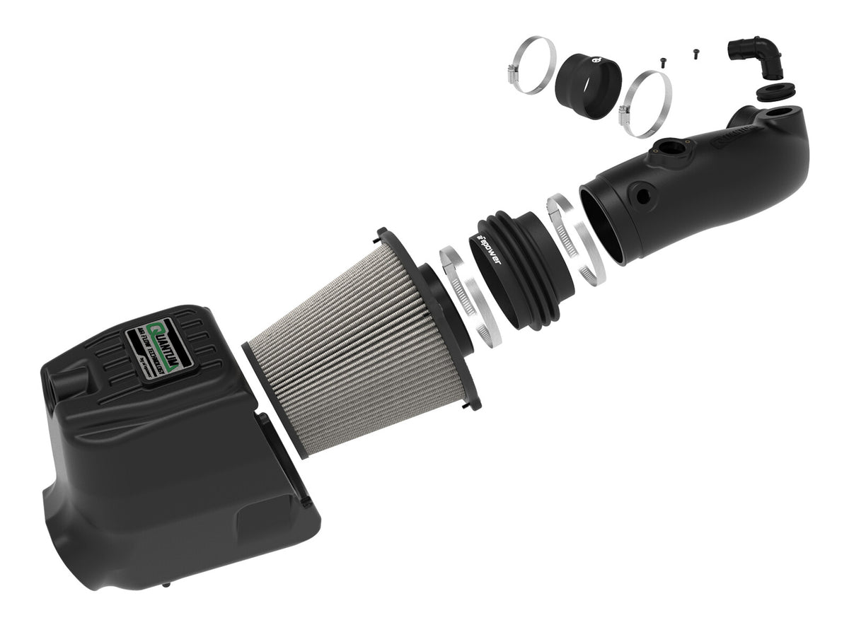 Quantum Cold Air Intake System Ford Diesel Trucks 08-10 V8-6.4L Turbo Diesel