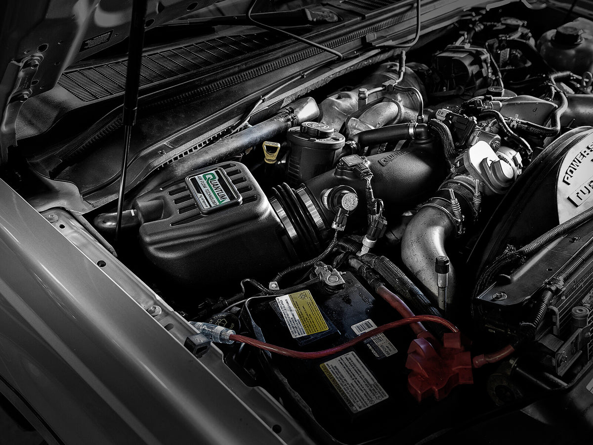 Quantum Cold Air Intake System Ford Diesel Trucks 08-10 V8-6.4L Turbo Diesel