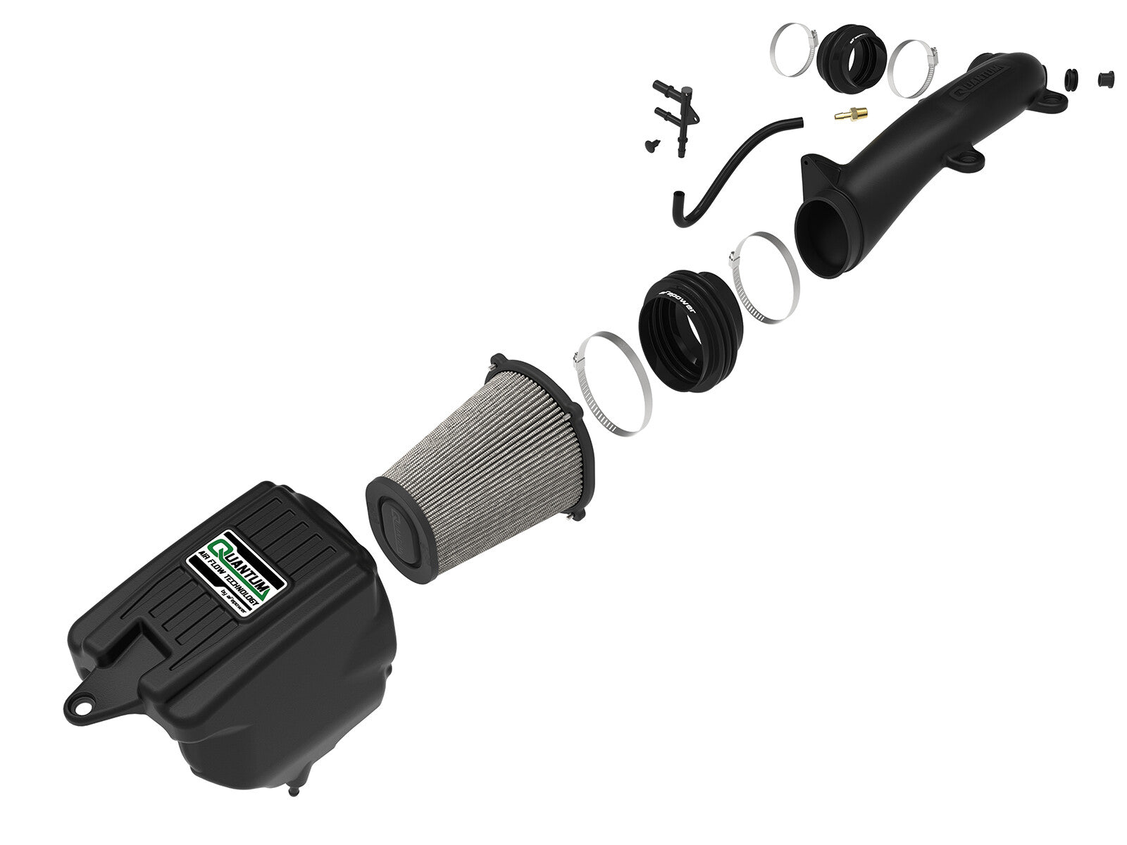Quantum Cold Air Intake System Jeep Wrangler (Jl) 18-23 L4-2.0L Turbo