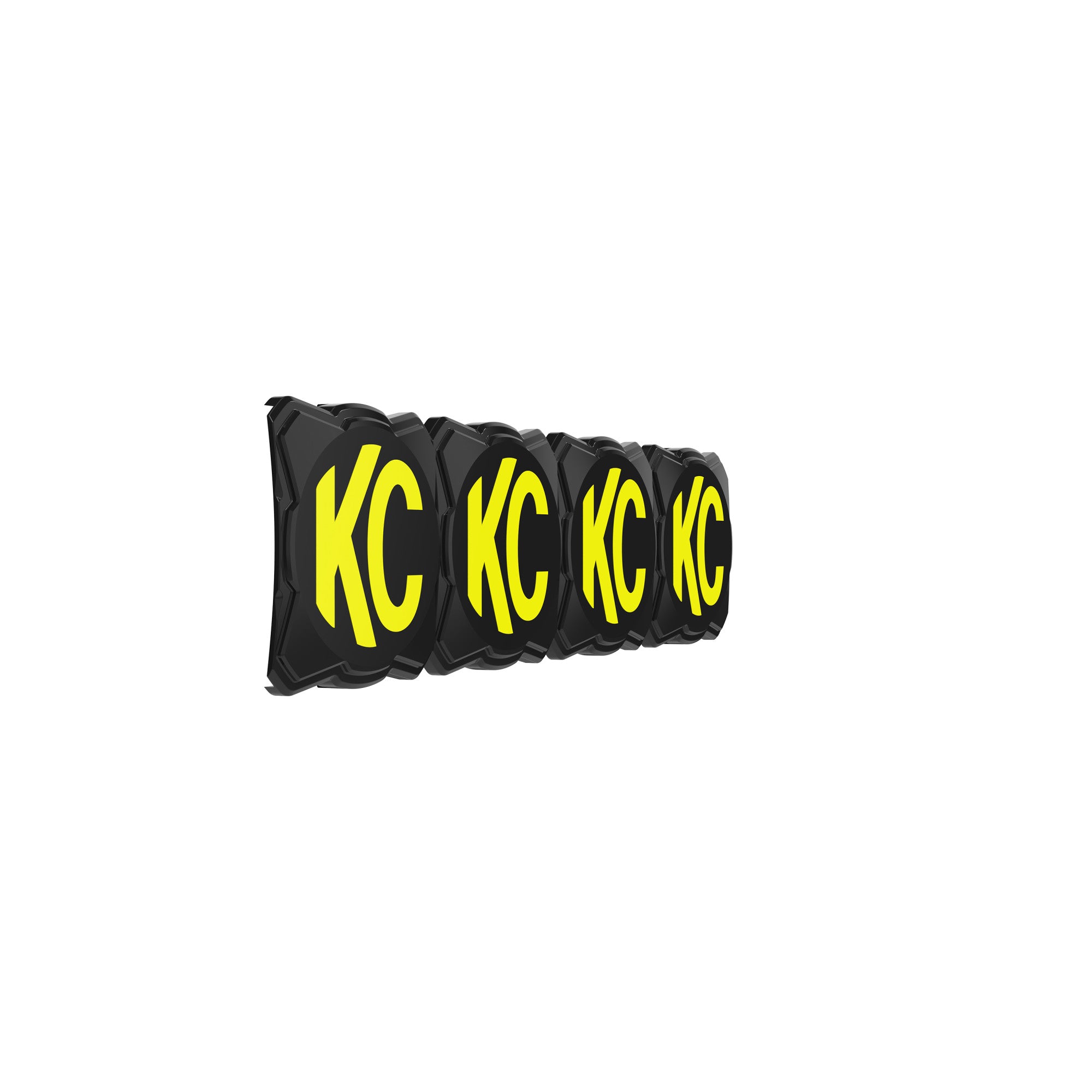Head Light Cover Flex Era Bar 10 Inch Black/Yellow Each KC HiLiTES