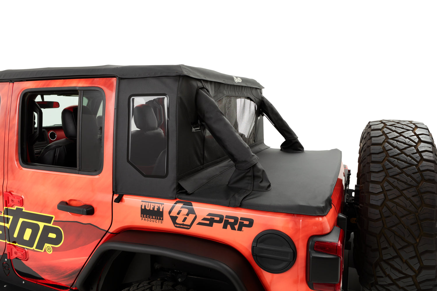 Jeep Wrangler Halftop Soft Tops For Jeep 2018-2023 Wrangler JL 4 Door Black Premium Twill Bestop