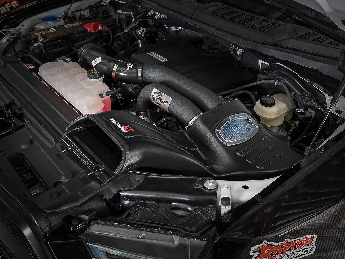 Momentum Xp Cold Air Intake System w/ Pro 5R Filter Ford F-150 Raptor 17-20 V6-3.5L Twin Turbo