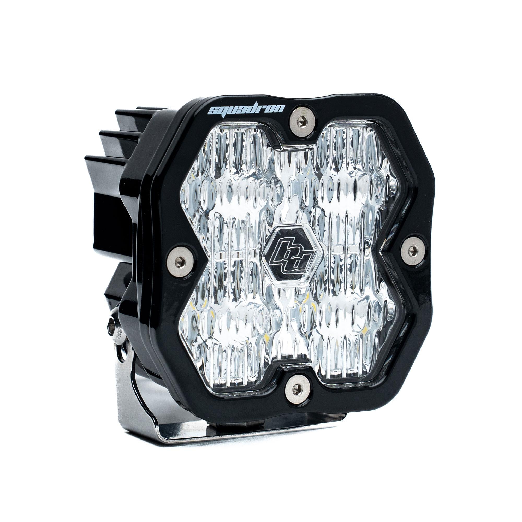 Squadron 2.0 Sport Black LED Auxiliary Light Pod Universal Clear Wide Cornering Baja Designs
