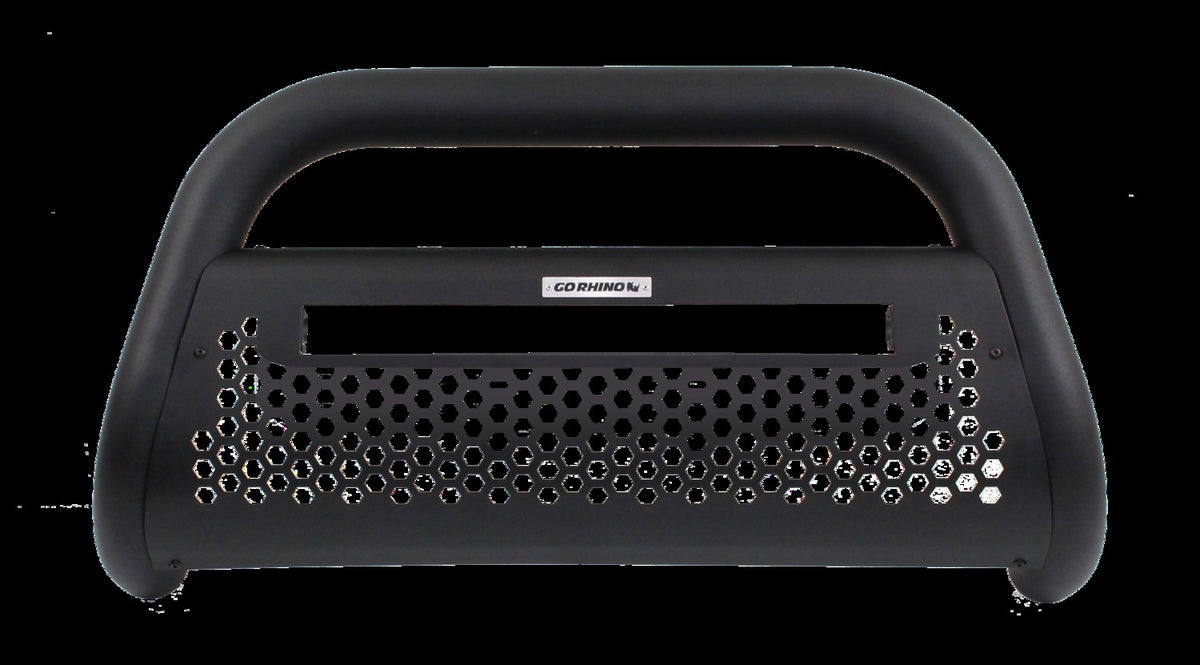 RC2 LR Bull Bar with 20 Inch Single Row Opening Frame Only Textured Black 1999-2022 Ford F-250/F-350 2002-2005 Dodge Ram 1500/2500/3500 2007-2013 Chevrolet Avalanche Go Rhino