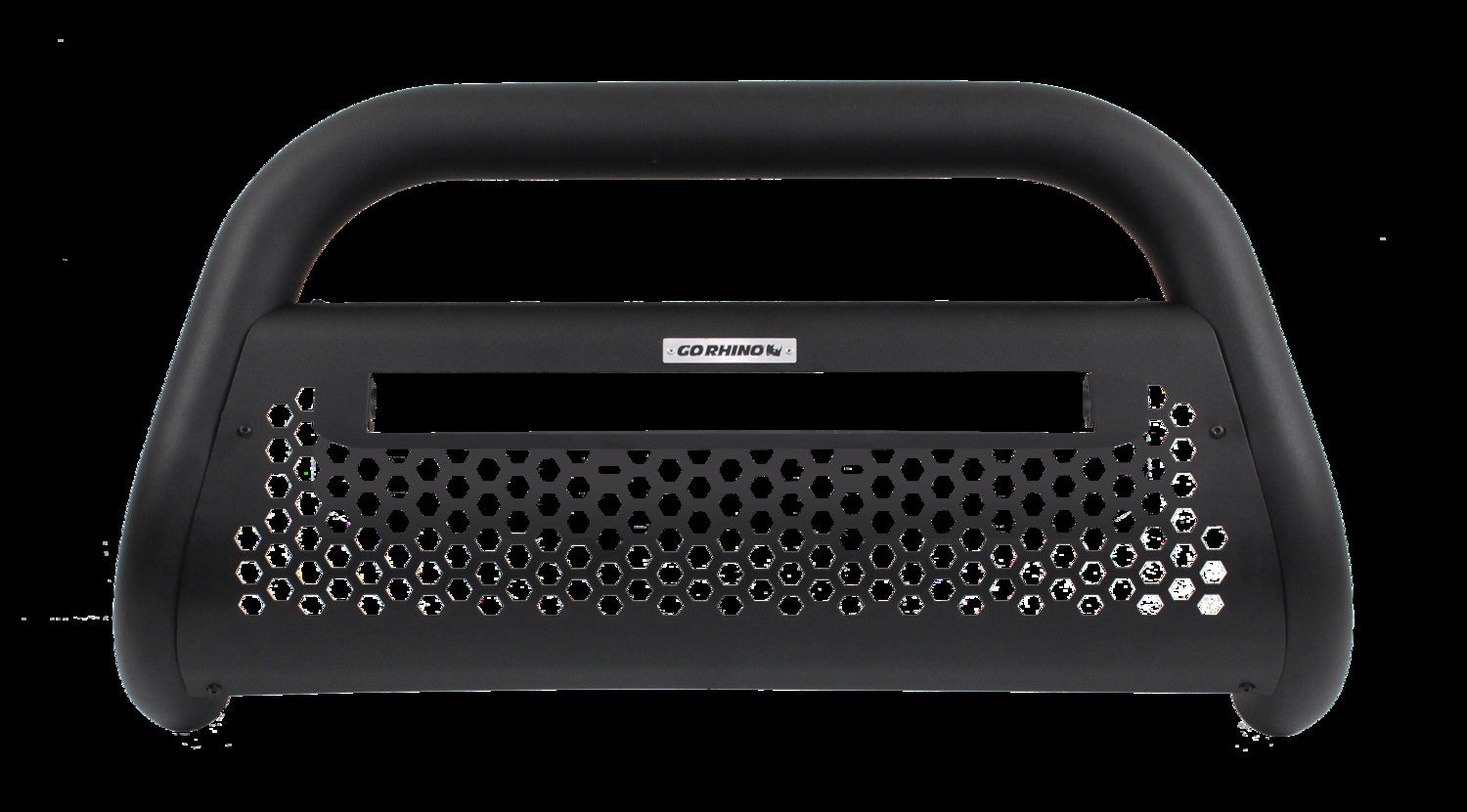RC2 LR Bull Bar with Mounting Brackets & 20 Inch Light Bar Opening Textured Black 2017-2025 Ford F-250/F-350 Go Rhino