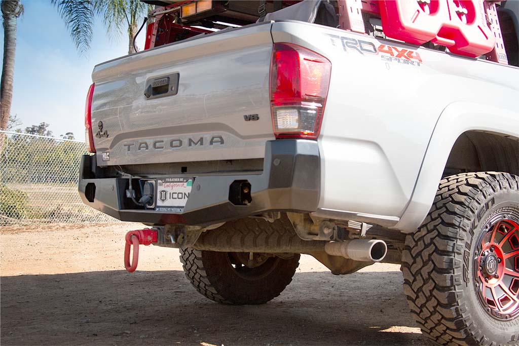 16-23 Toyota Tacoma Rear Bumper ICON Impact Series Offroad Armor