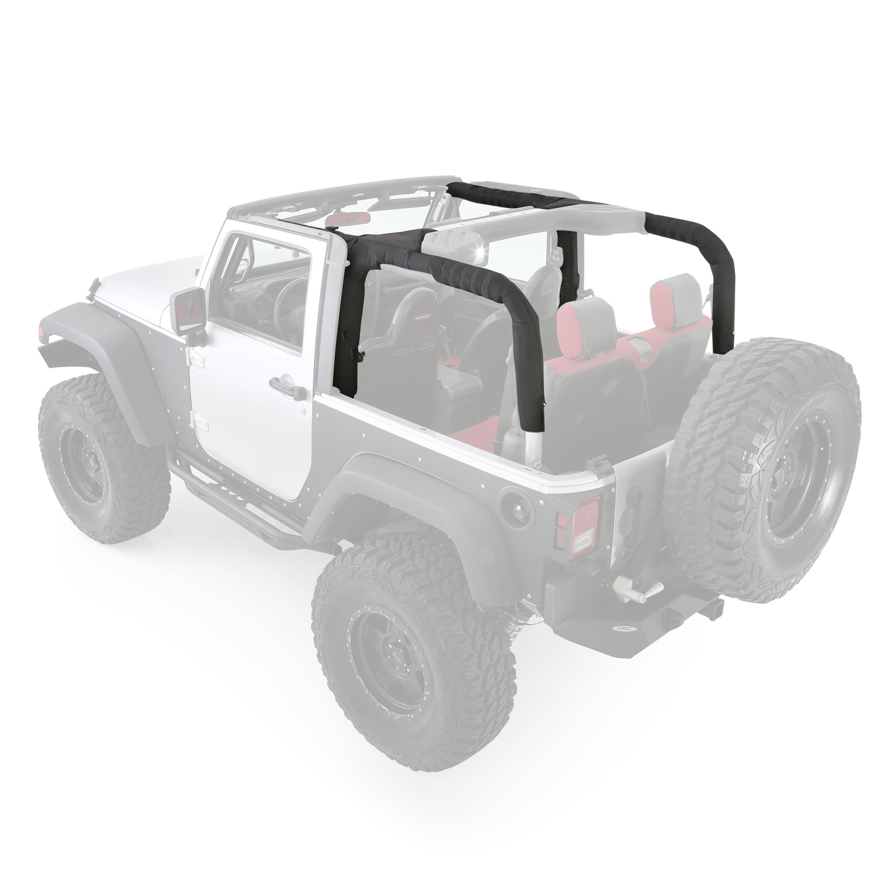 Replacement Molle Sport Bar Cover Kit 2007-2018 Jeep Wrangler JK 2 Door Smittybilt
