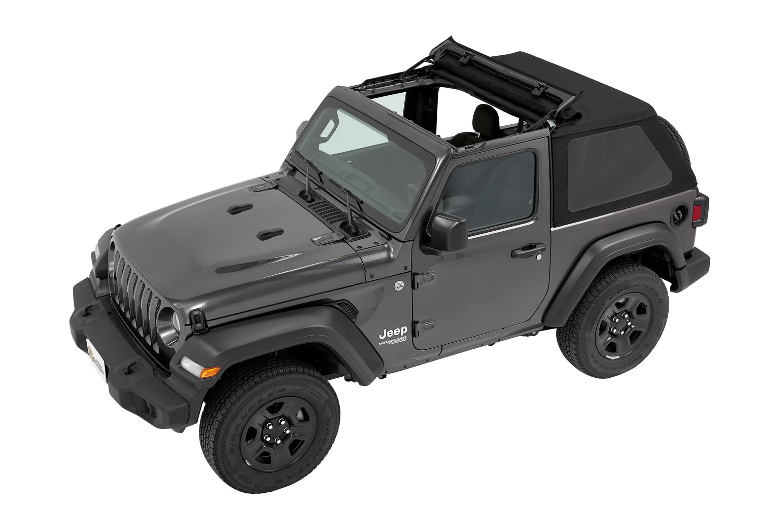 Trektop Jeep '18-26 Wrangler JL 2-Door Premium Black Twill Bestop