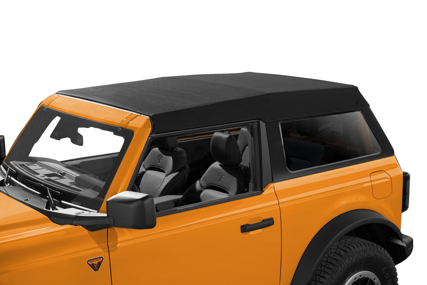 Trektop '21-26 Bronco 2-Door Premium Black Twill Bestop