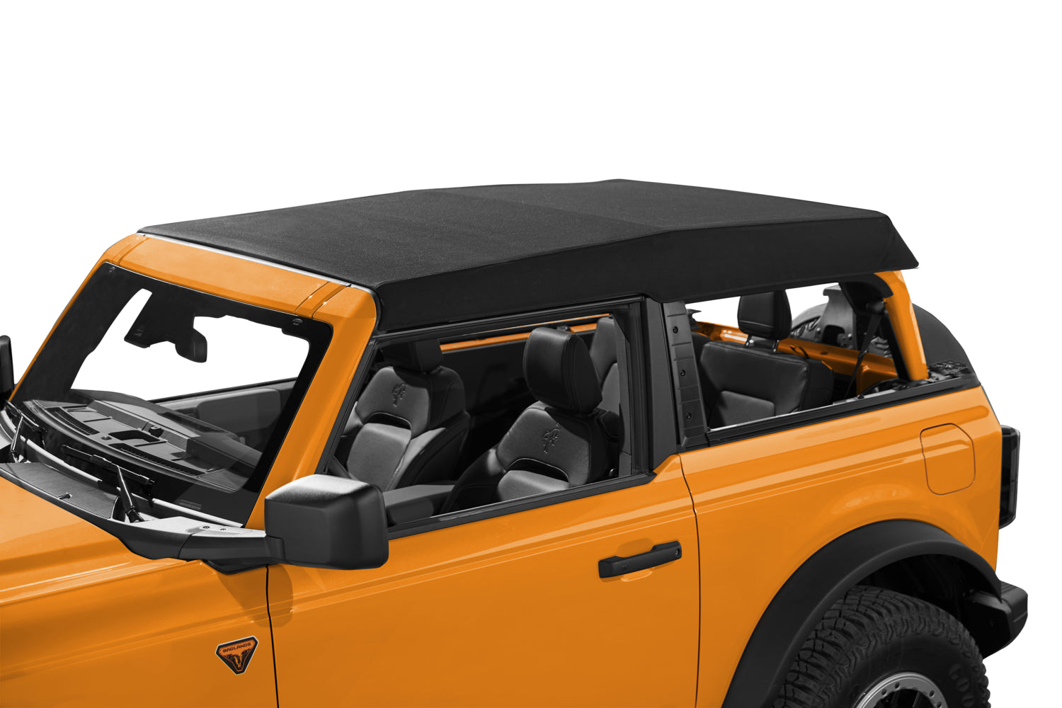 Trektop '21-26 Bronco 2-Door Premium Black Twill Bestop