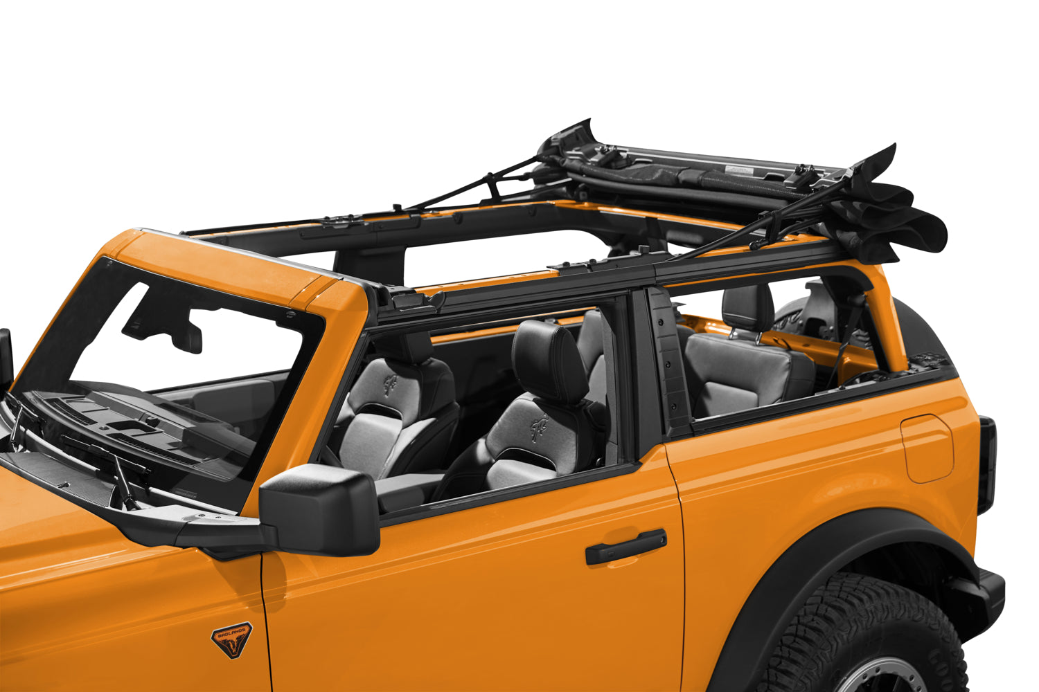Trektop '21-26 Bronco 2-Door Premium Black Twill Bestop