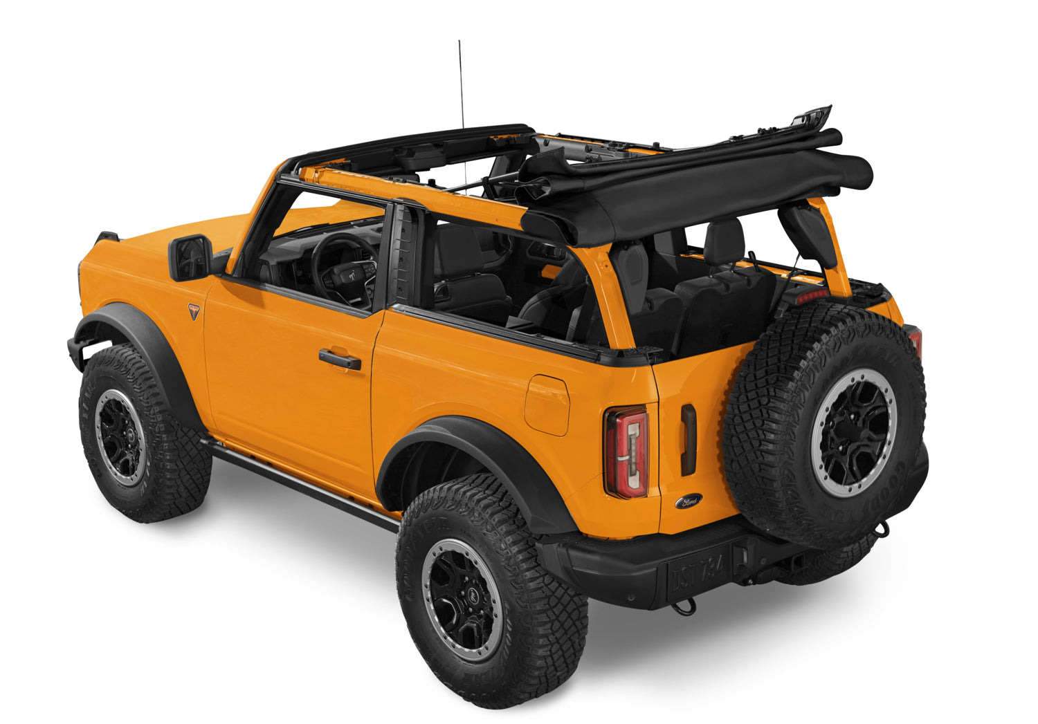 Trektop '21-26 Bronco 2-Door Black Diamond Bestop